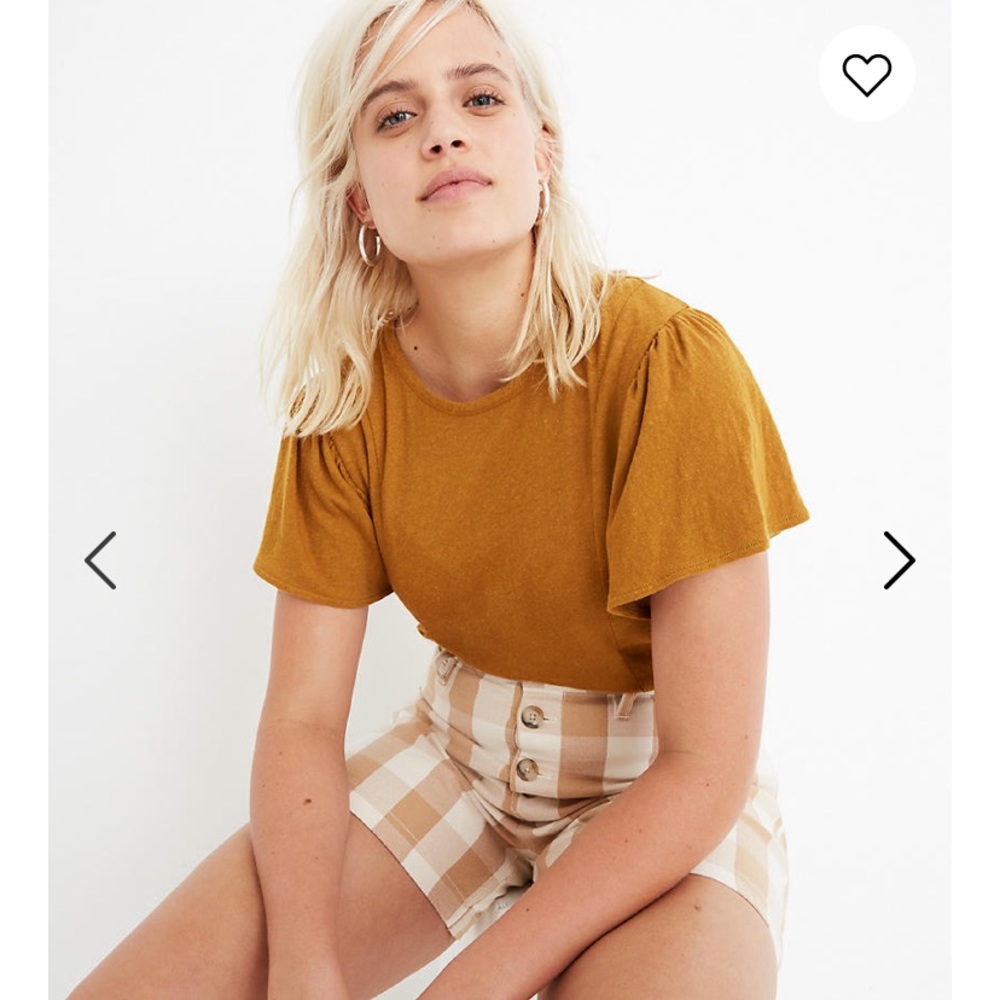 Madewell Flutter Sleeve Tee